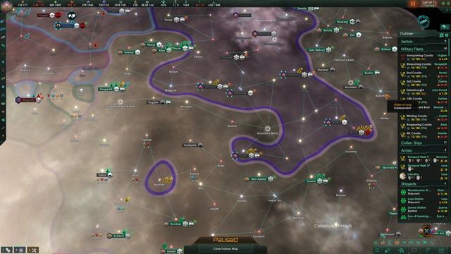 Season 02 Lets Play Stellaris 10 - The L Cluster is MINE смотреть онлайн