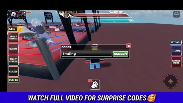 ⚠️TRADING⚠️UNTITLED BOXING GAME ROBLOX CODES 2023 - UNTITLED BOXING GAME CODES смотреть онлайн