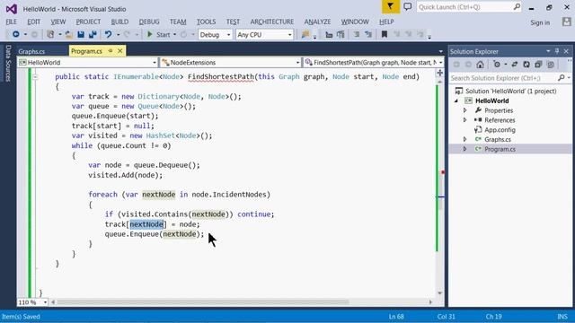 BP2-3-1-14 Поиск пути в невзвешенном графе смотреть онлайн