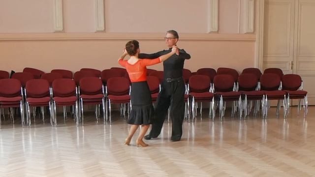 Slow Foxtrot Basic Lesson - Basic Weave, Weave From Promenade Position, Natural Weave