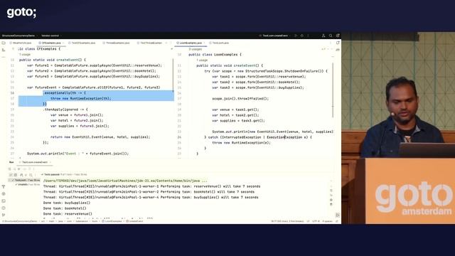 Structured Concurrency in Java: The What & Why • Balkrishna Rawool • GOTO 2023 смотреть онлайн