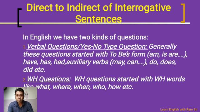 Direct and Indirect Speech Part II смотреть онлайн