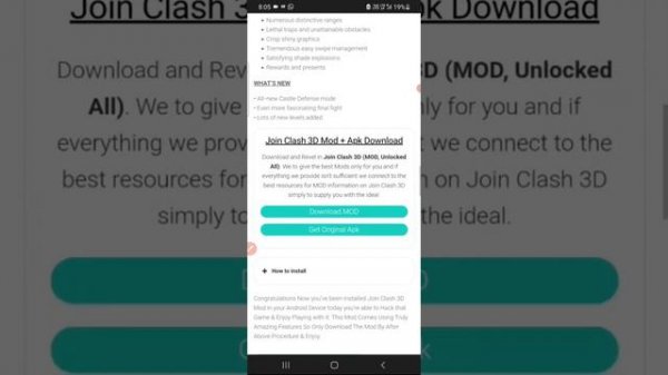 Mod menu of Join clash 3D