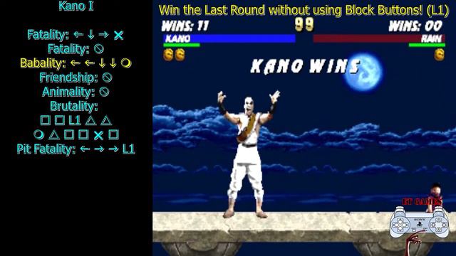 Mortal Kombat Trilogy - PLAYSTATION - Kano I смотреть онлайн