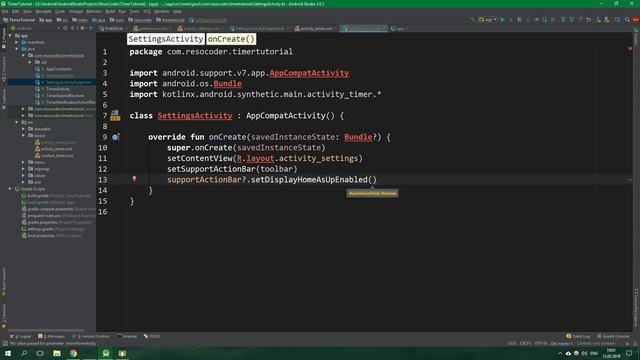 Make a Timer App: Settings (Ep 5) - Android Kotlin Tutorial смотреть онлайн