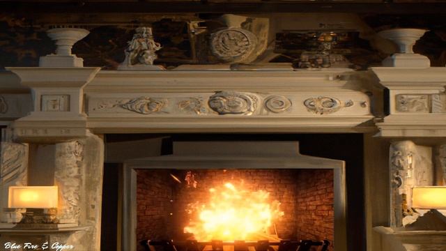 French Chateau de Lésigny Dream | The Louie Room Fireplace | Dall-E2 Replica смотреть онлайн