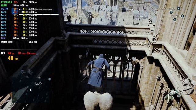 Assassin's Creed: Unity - GTX 1650 Super - i7 3770 - Max settings смотреть онлайн