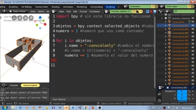 Exportar Multiples Colisiones desde Blender3D a Godot Engine "SCRIPT PYTHON" смотреть онлайн