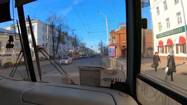 На пазике через центр Костромы смотреть онлайн