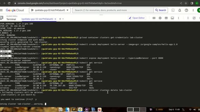 Kubernetes Engine: Qwik Start 2023 смотреть онлайн