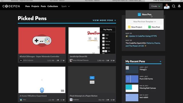 How to set up a basic ReactJS app on codepen. смотреть онлайн
