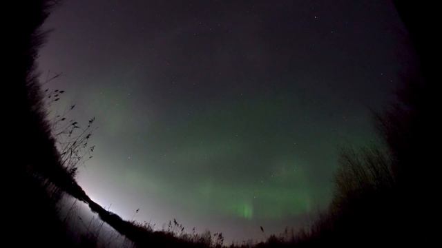 Северное сияние Архангельск 13.10.2021 смотреть онлайн