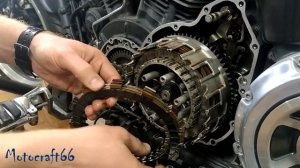 Yamaha XV1700 замена сцепления