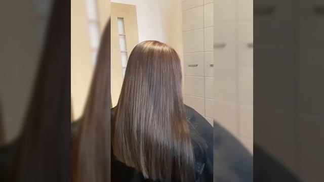 Шатуш на тёмных волосах смотреть онлайн
