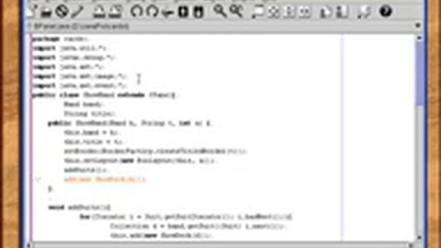 Интерфейс пользователя. Пример добавления элемента SWING. Урок 94 смотреть онлайн