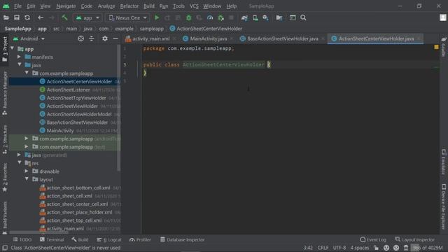 Android Studio (Java) Customize Action Sheet смотреть онлайн
