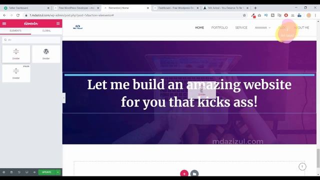 Elementor Call To Action Section | Portfolio Website Create 12 смотреть онлайн