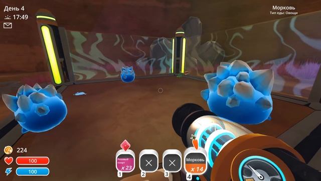ЗЛЫЕ СЛАЙМЫ РАЗРУШИЛИ МОЮ ФЕРМУ | Slime Rancher смотреть онлайн