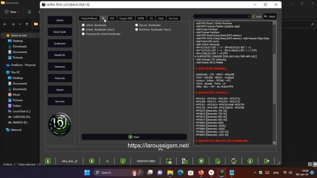 Ultra Tool V3.0.0 [Build 2024.1.8] Latest Free 13 Credit For Qualcomm, MTK, Samsung, MOTO, Xiaomi смотреть онлайн