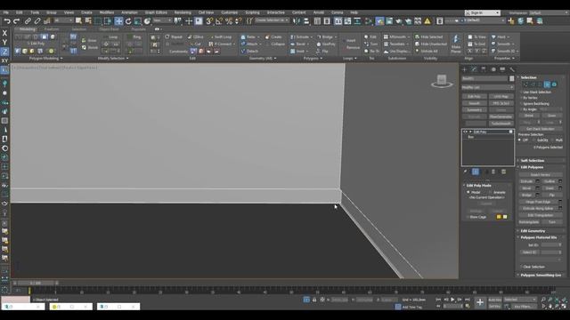 Как сделать теневой плинтус скрытого монтажа в 3ds Max? смотреть онлайн