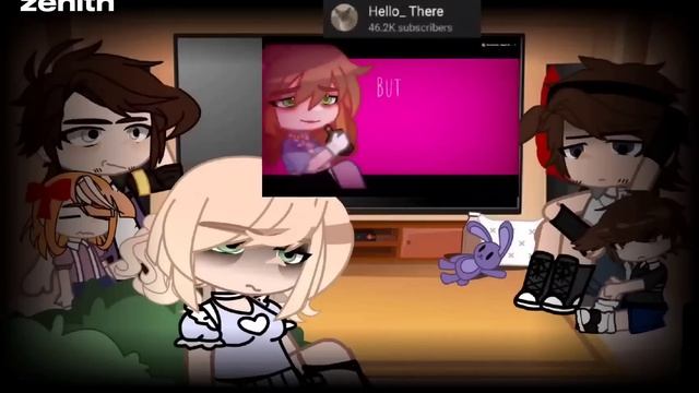 Aftons react to their future | FNAF | part 1/2 | (remake) смотреть онлайн
