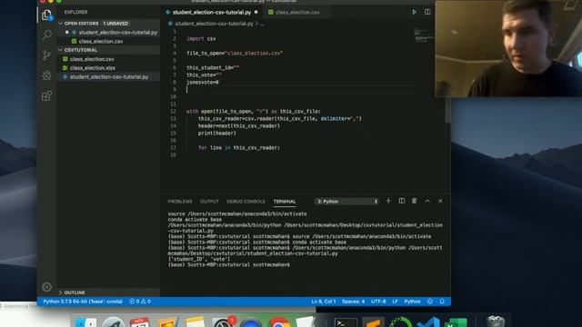 csv reading without pandas смотреть онлайн