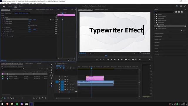 How To Make The Typewriter Effect In Premiere Pro смотреть онлайн