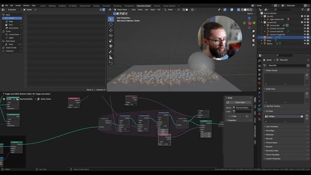 Make a Simple Sticky Objects Simulation - Blender Tutorial смотреть онлайн