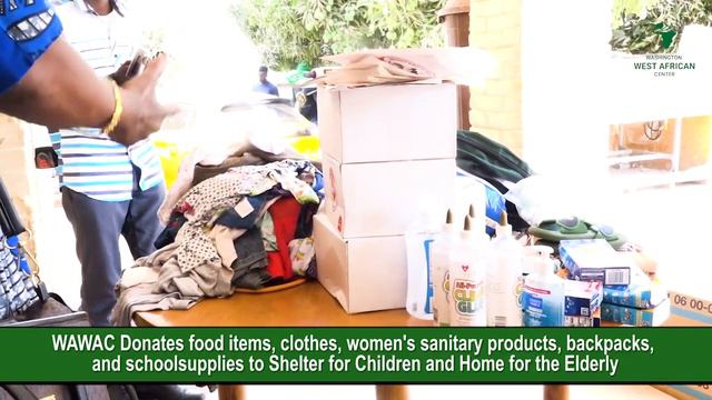 WAWAC Donates food items, clothes, women's sanitary products, to Shelter for Children and Home for смотреть онлайн