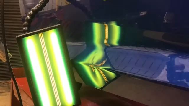 Mobile Paintless Dent Repair, Atlanta Ga - 2016 SS Camaro Deep Dent Removal On A Body Line