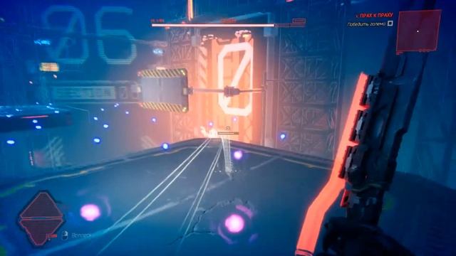 Ghostrunner: Project Hel - Бой с боссом Голем смотреть онлайн