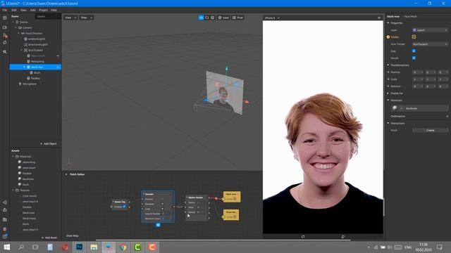 Урок 3 - Как настроить смену масок по тапу на экран (Tap to Change) в Spark AR. смотреть онлайн