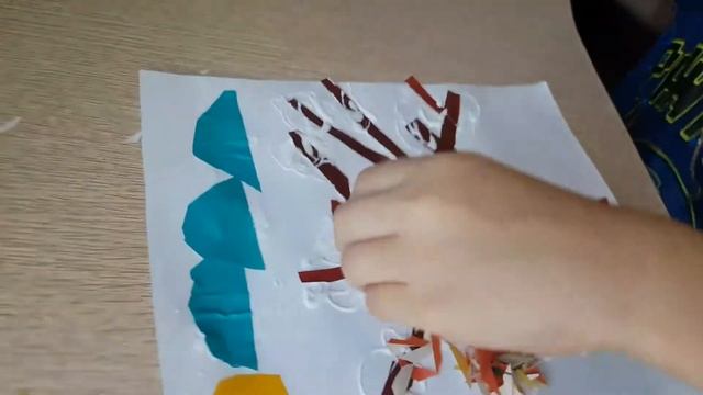 ,,Осеннее дерево,, апликация для детей 4-5 лет смотреть онлайн