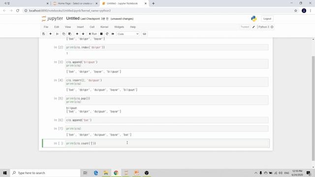 [7/60]Python, Data Analysis цуврал хичээл - 7 'list - 2' смотреть онлайн