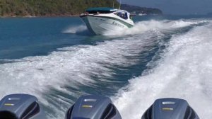 Последние 9 минут из 40 минутной гонки на катерах