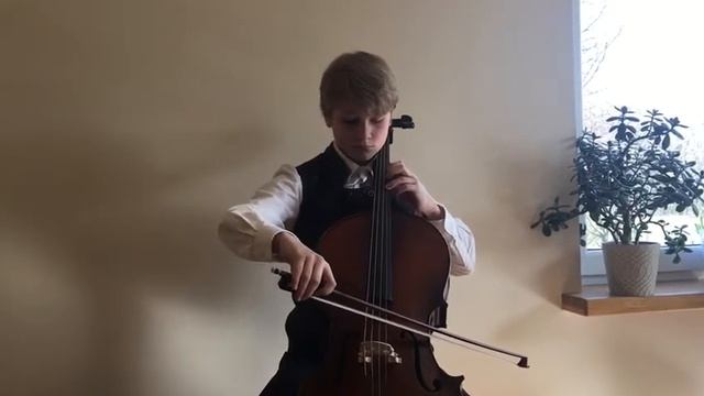 Alberts Vanags. "Экспромт" (Александр Арутюнян), струнно – смычковые инструменты, Виолончель смотреть онлайн