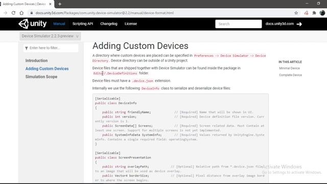 How to use Device Simulator in Unity - 2020 смотреть онлайн
