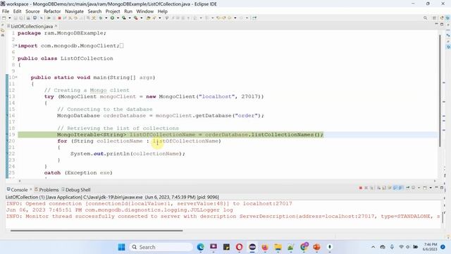 How to list all the Collections in a MongoDB database using Java?| MongoDB with Java connection смотреть онлайн