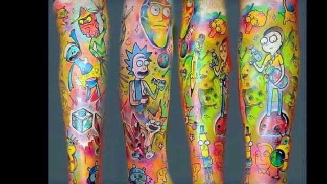 60 Rick And Morty Tattoos For Men смотреть онлайн