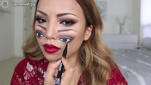 Самый страшный макияж смотреть онлайн