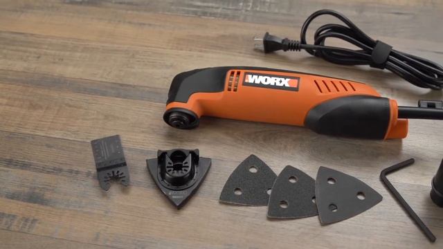 WORX 8-Piece Corded 2.5-Amp Variable Speed Oscillating Multi-Tool Kit смотреть онлайн