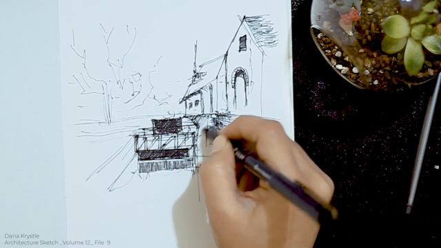 [ File 9 ] Sketch with me | Architecture Illustration Volume 12 | Dana Krystle (Sketchbooks) смотреть онлайн