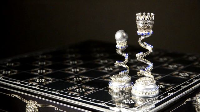 Новинка Шахматы серебро