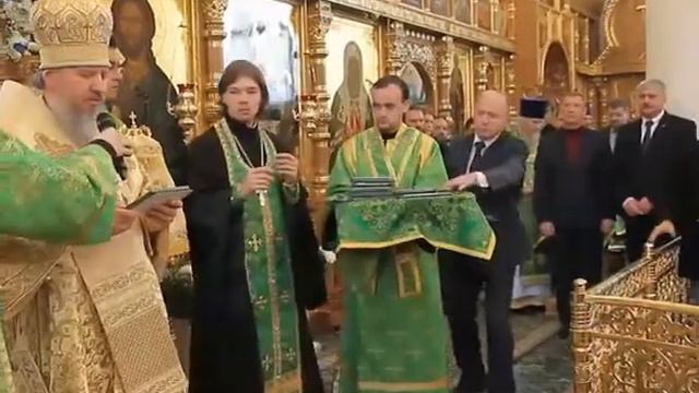 Награждение Х.С. Сахелашвили медалью св. князя Олега Брянского II степени смотреть онлайн