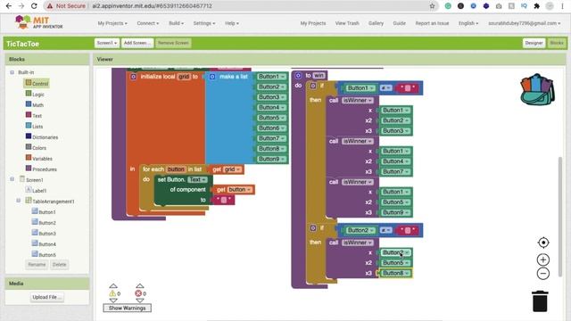 How to make Tic Tac Toe Game in MIT App Inventor 2 Part -2 [ 2020 Tic Tac Toe ] смотреть онлайн