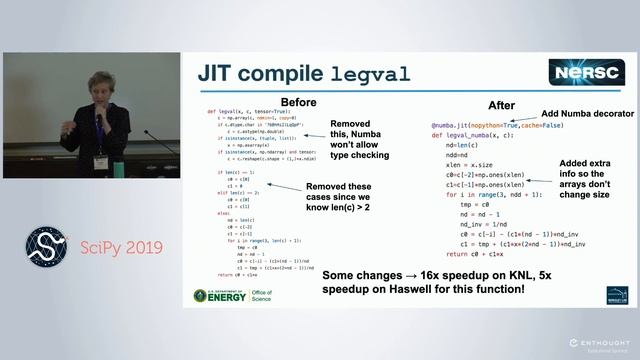 Optimizing Python Based Spectroscopic Data Processing on NERSC Supercomputers | SciPy 2019 | смотреть онлайн