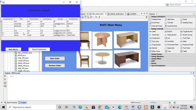 Java Web Application using java, GUI and MySql (for database) смотреть онлайн