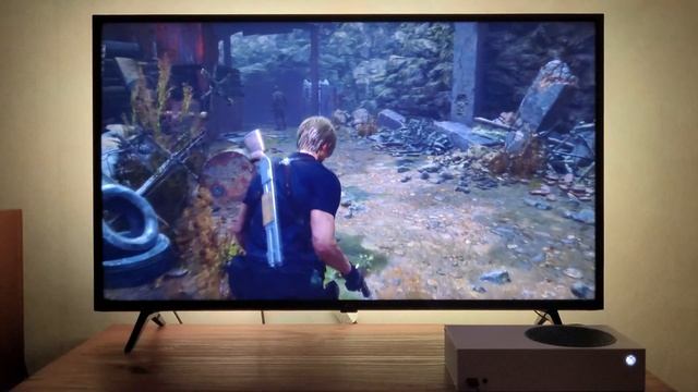 RESIDENT EVIL 4 REMAKE New Patch Xbox Series S Gameplay (LG TV 4K HDR) смотреть онлайн