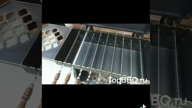 Мангал с крышкой "Античный". Топ Барбекю смотреть онлайн