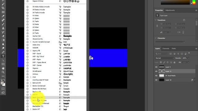 How To Make A YouTube Banner In Photoshop 2023 ባነር ለመስራት смотреть онлайн